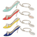 Miniature metal high heel keychain